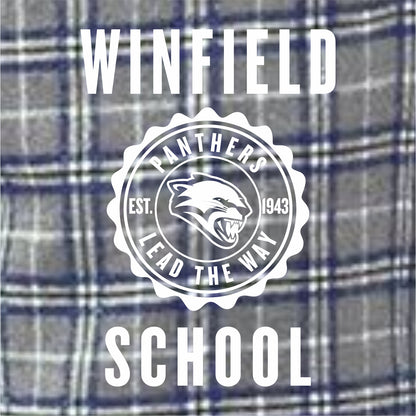 Winfield School Plaid Flannel Pants