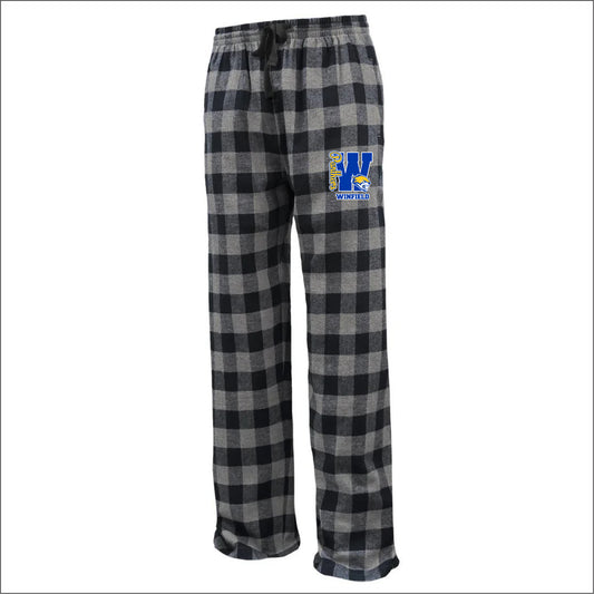 Winfield School Plaid Flannel Pants