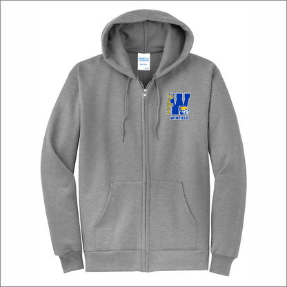 Winfield School Full-Zip Hooded Sweatshirt