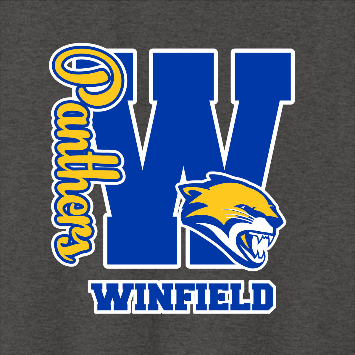Winfield School Full-Zip Hooded Sweatshirt
