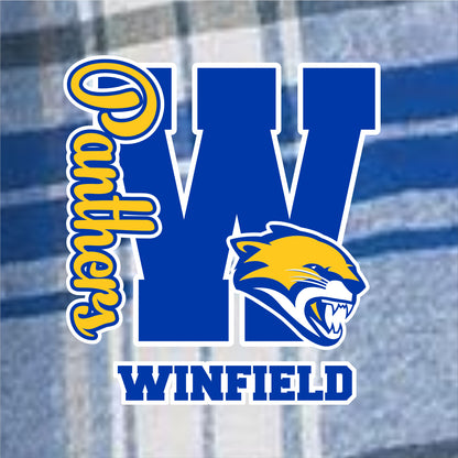 Winfield School Plaid Flannel Pants