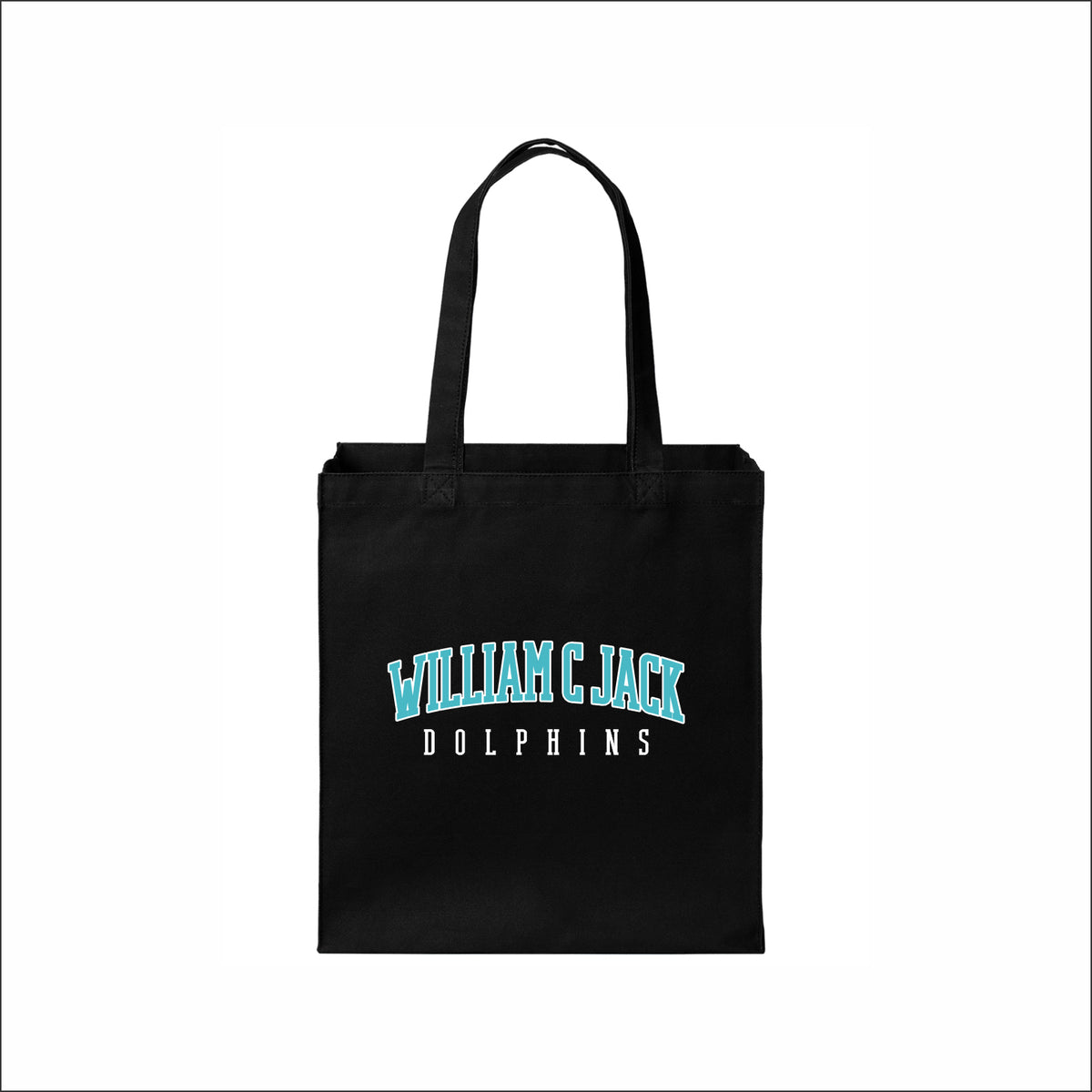 William C Jack Elementary Cotton Canvas Over-the-Shoulder Tote