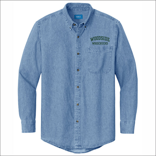 Woodside Staff Long Sleeve Denim Shirt