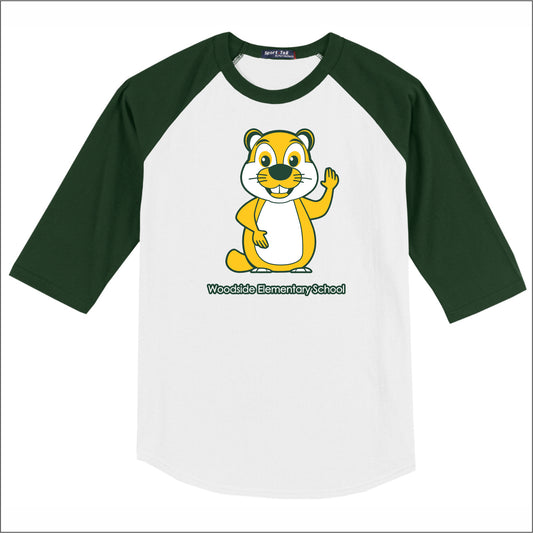 Woodside Staff 3/4 Sleeve Baseball T-shirt