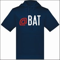 @BAT Fleece Short Sleeve Hoodie