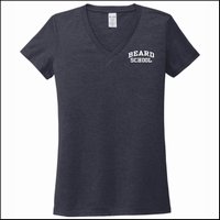 Beard School Ladies V-Neck Tee - EMB