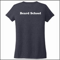 Beard School Ladies V-Neck Tee - Des. A