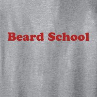 Beard School Short Sleeve T-shirt-Des. A