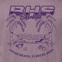 BHS Baseball Soft Jersey T-shirt - Des. D