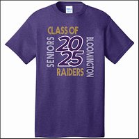 BHS Class of 2025 Short Sleeve T-shirt - Des. B