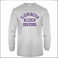 BHS Wrestling Triblend Long Sleeve