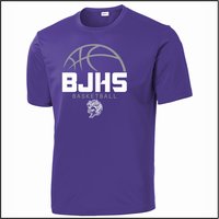 BJHS Boys Basketball Performance T-shirt Des. C