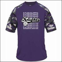 BJHS Volleyball Camo Sleeve Performance Tee