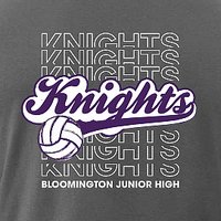 BJHS Volleyball Soft Jersey Short Sleeve Tee