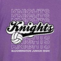 BJHS Volleyball Tri-Blend T-Shirt