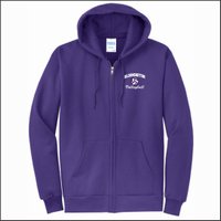 BJHS Volleyball Full Zip Hooded Sweatshirt