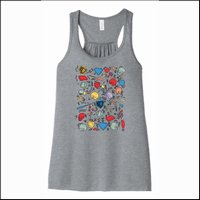 BNGSA Spiritwear Ladies Flowy Tank - Des. C