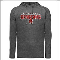 Central School Staff Triblend Hooded Long Sleeve Tee