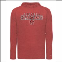 Central School Staff Triblend Hooded Long Sleeve Tee