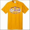 CF Brown Short Sleeve T-shirt - Des. A