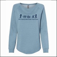 CVILLE FUMP Staff Women's Wave Wash Crewneck Sweatshirt