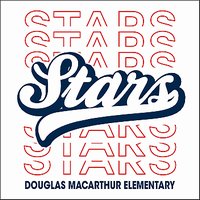 Douglas MacArthur Elem 3/4 Sleeve Baseball T-Shirt