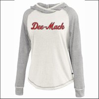 DMHS Staff Ladies Tri-blend Hooded Tee