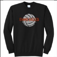 Evans Jr High Volleyball Crewneck Sweatshirt