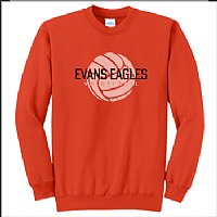 Evans Jr High Volleyball Crewneck Sweatshirt