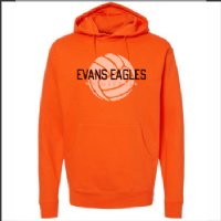 Evans Jr High Volleyball Midweight Hooded Sweatshirt