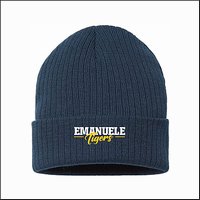 Emanuele Elementary Sustainable Rib Knit Cap