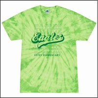 Estes Elementary Tie Dye Shirt - Des. A