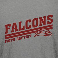 Faith Baptist School Tri-Blend Long Sleeve T-Shirt-Des. B