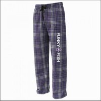 Funky Fish Plaid Flannel Pants