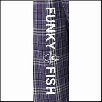 Funky Fish Plaid Flannel Pants