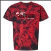 Flying Dragons Crystal Tie-Dyed T-Shirt