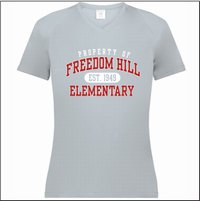 Freedom Hill Girls/Ladies V-neck Performance Tee