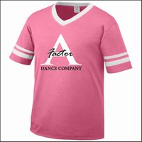 A-Factor Dance Co Sleeve Stripe Jersey Tee