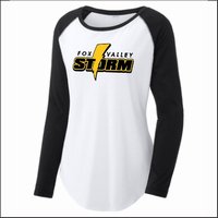 Fox Valley Storm Cheer Ladies Triblend Long Sleeve T