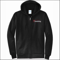 Fox Valley Tumbling Full Zip Hooded Sweatshirt