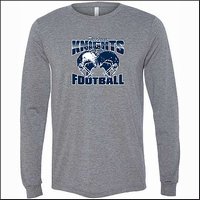 Fieldcrest Youth Football Long Sleeve Tri-Blend Tee