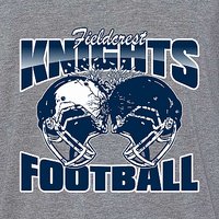 Fieldcrest Youth Football Long Sleeve Tri-Blend Tee