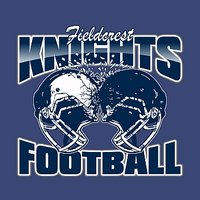 Fieldcrest Youth Football Long Sleeve Tri-Blend Tee