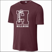 Hillside Elementary Performance T-shirt - Des. B