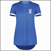 Henry S Evans Elem Staff Ladies Cutter+ Baseball Jersey