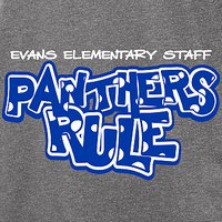 Henry S Evans Elem Staff Colorblock Heather Performance Tee