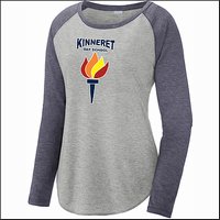 Kinneret Ladies Triblend Long Sleeve Raglan Tee