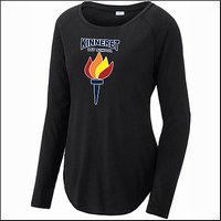 Kinneret Ladies Triblend Long Sleeve Raglan Tee