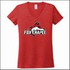 Kerr Elementary Ladies V-Neck Tee-Des. B