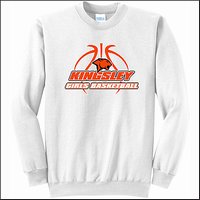 Kingsley Girls Basketball Crewneck Sweatshirt